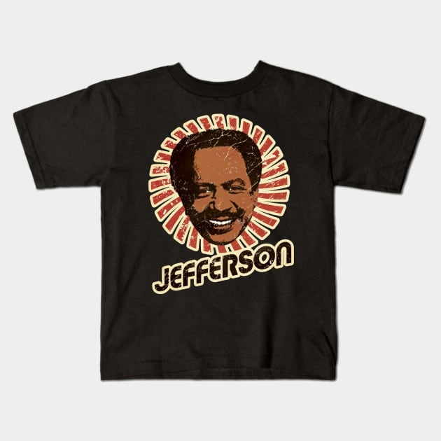 the jefferson - (Retro Vintage) Kids T-Shirt by oeyadrawingshop
